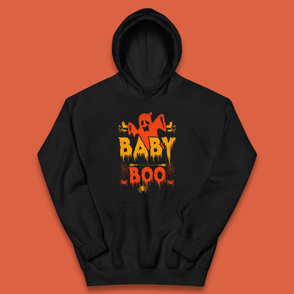 Baby Boo Happy Halloween Spooky Funny Baby Boo Ghost Kids Hoodie