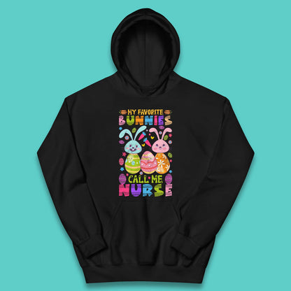 My Favorite Bunnies Call Me Nurse Kids Hoodie