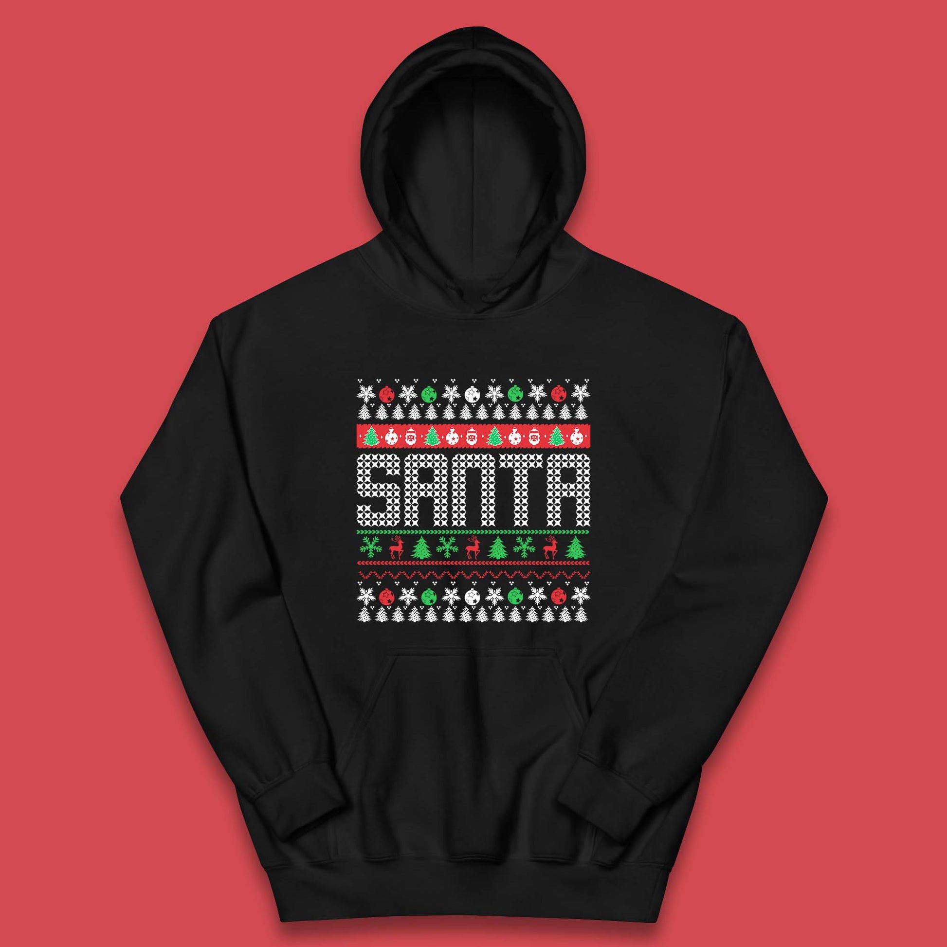 christmas santa hoodie