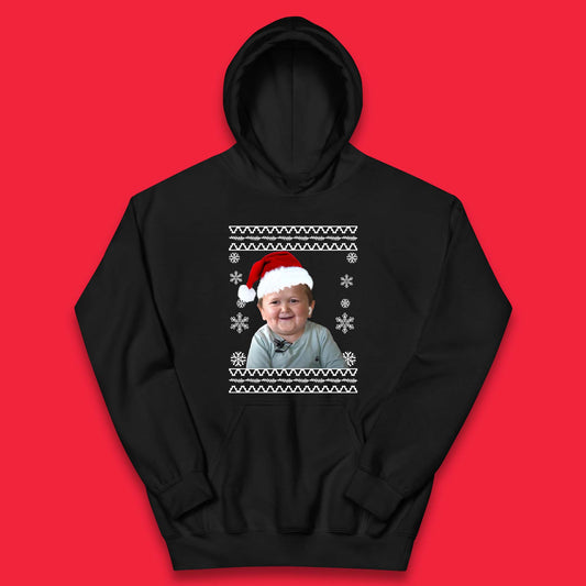 Santa Hasbulla Magomedov Christmas Kids Hoodie