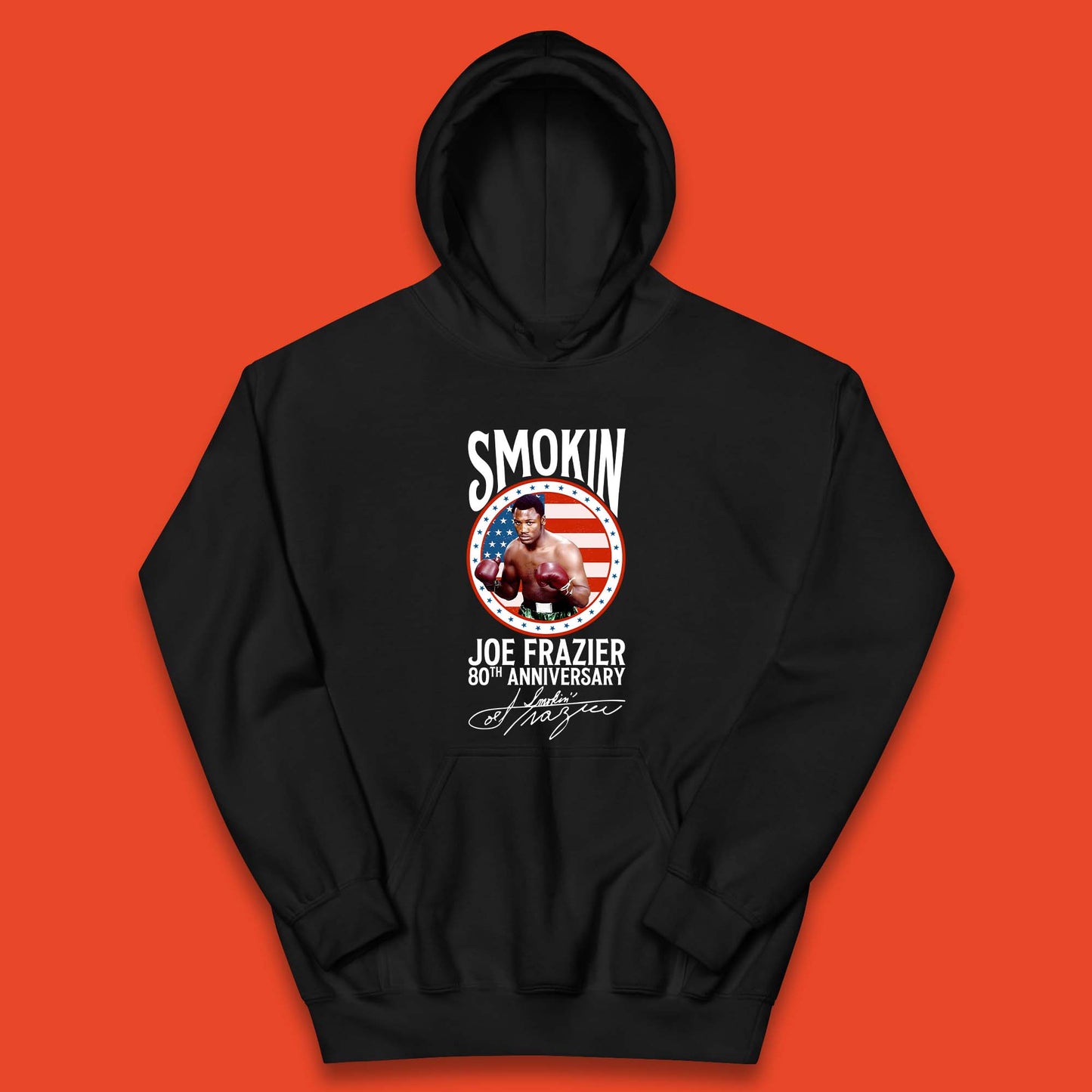 Smokin Joe Frazier 80th Anniversary Kids Hoodie