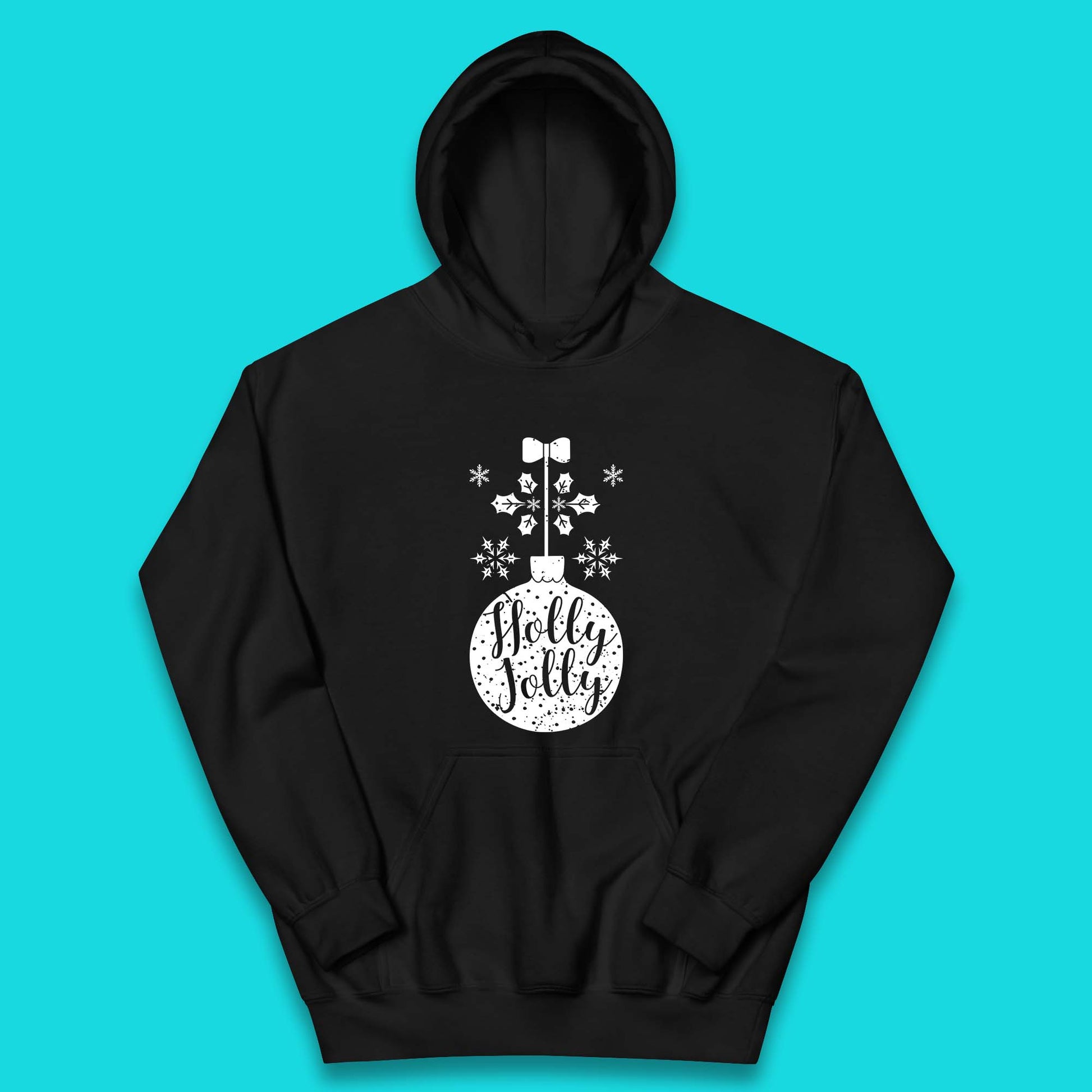 holly jolly christmas hoodie