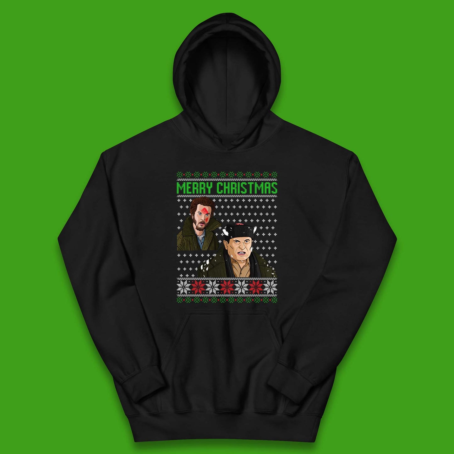 Marv And Harry Christmas Kids Hoodie