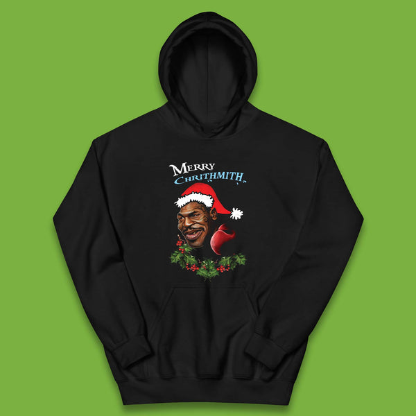Mike Tyson Merry Chrithmith Kids Hoodie