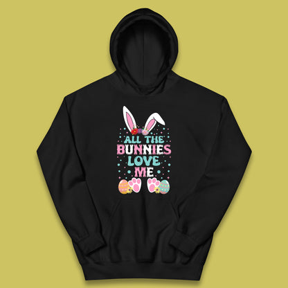 All The Bunnies Love Me Kids Hoodie