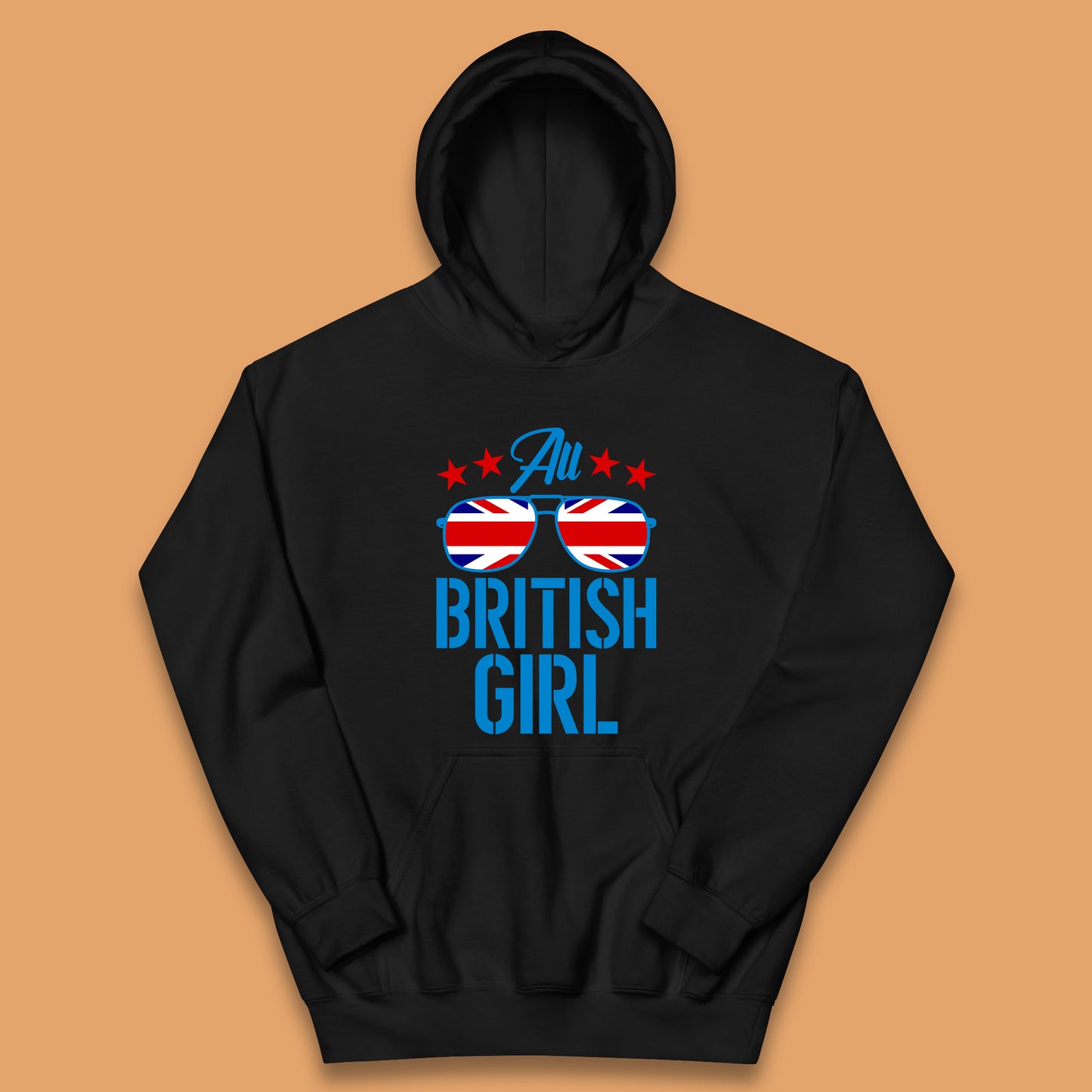 British Girl Kids Hoodie