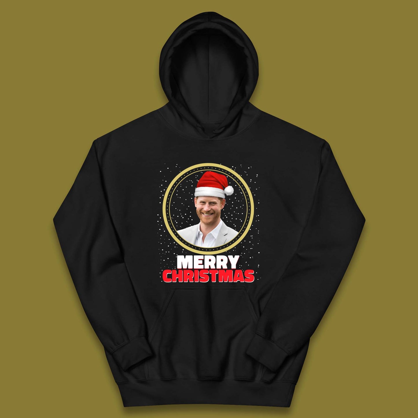 Prince Harry Christmas Kids Hoodie