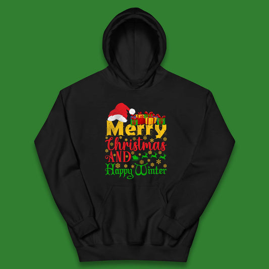 merry christmas and happy winter hoodie
