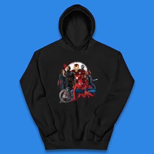 Avengers Age Of Ultron Iron Man Captain America Black Widow Ant Man Spiderman The Avengers Superheroes Marvel Comics Kids Hoodie