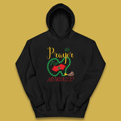 Prayer For Morocco Stay Strong Morocco Earthquake Support Kids Hoodie