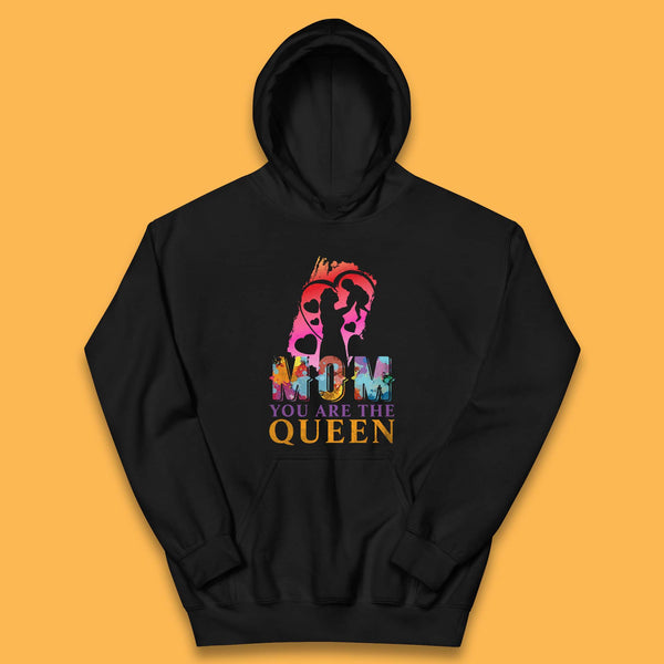 Mom You Are The Queen Kids Hoodie