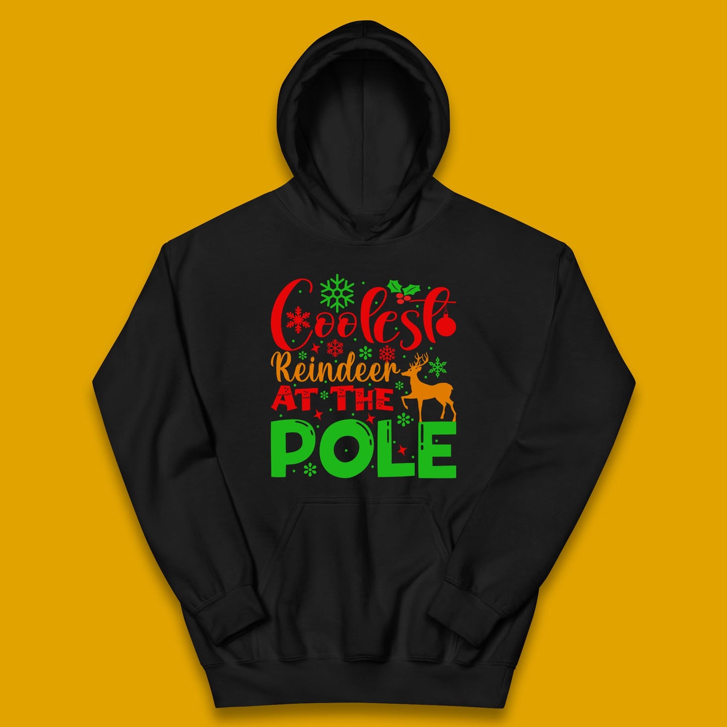 coolest reindeer hoodie