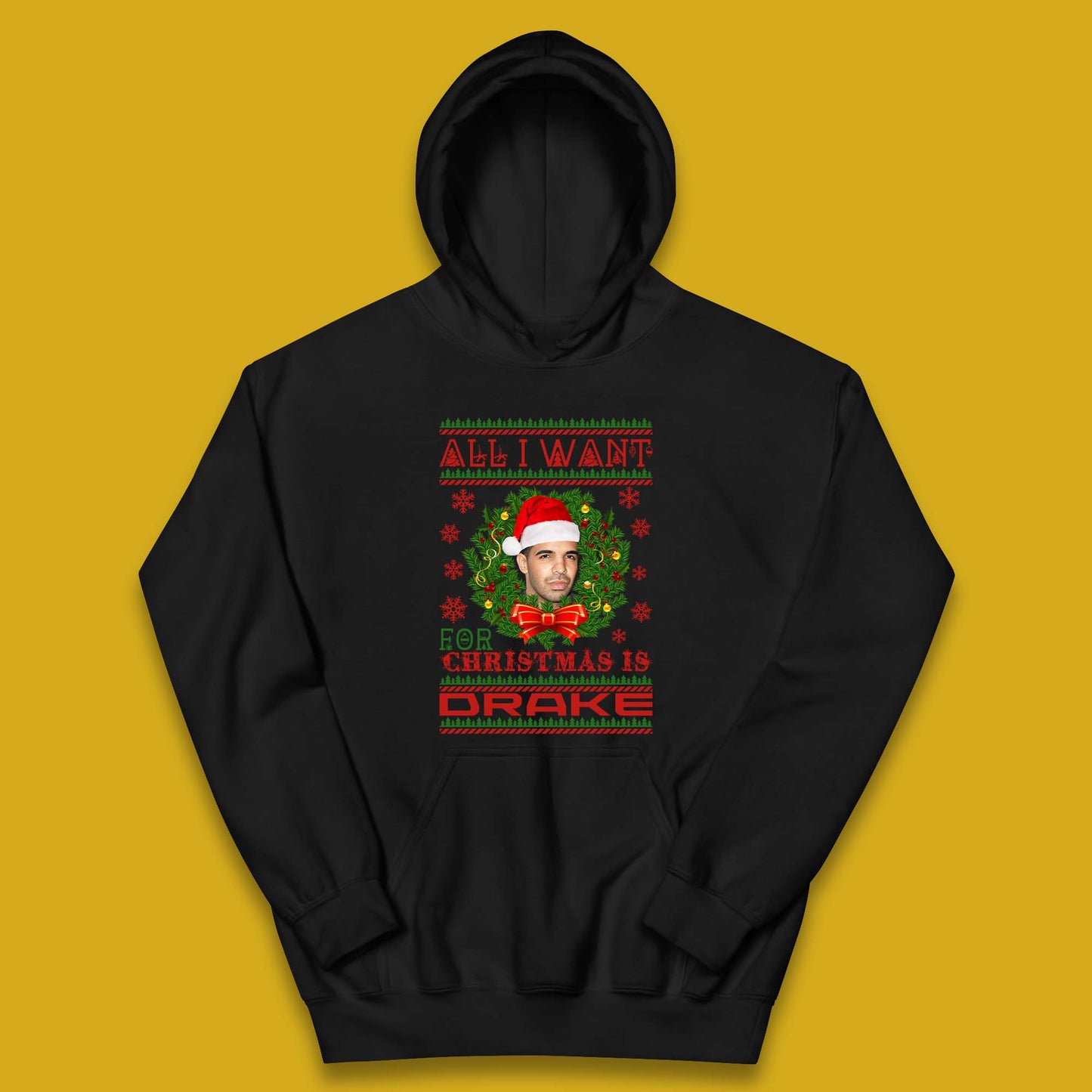 Drake Christmas Kids Hoodie