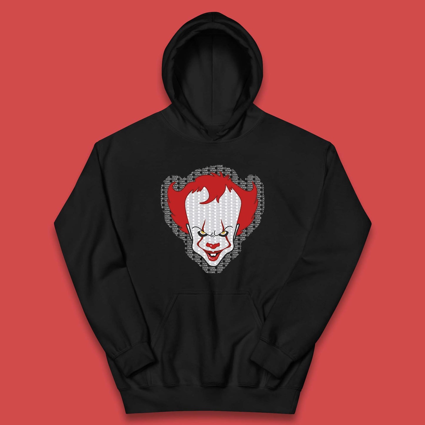Come Home IT Pennywise Clown Halloween Clown Horror Movie Fictional Character Kids Hoodie