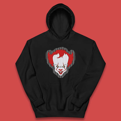 Come Home IT Pennywise Clown Halloween Clown Horror Movie Fictional Character Kids Hoodie