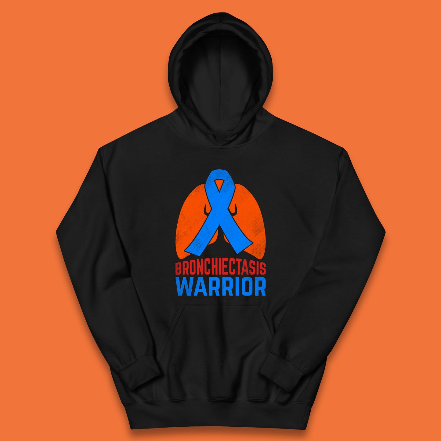 Bronchiectasis Warrior Support Unbreakable Awareness Survivor Kids Hoodie
