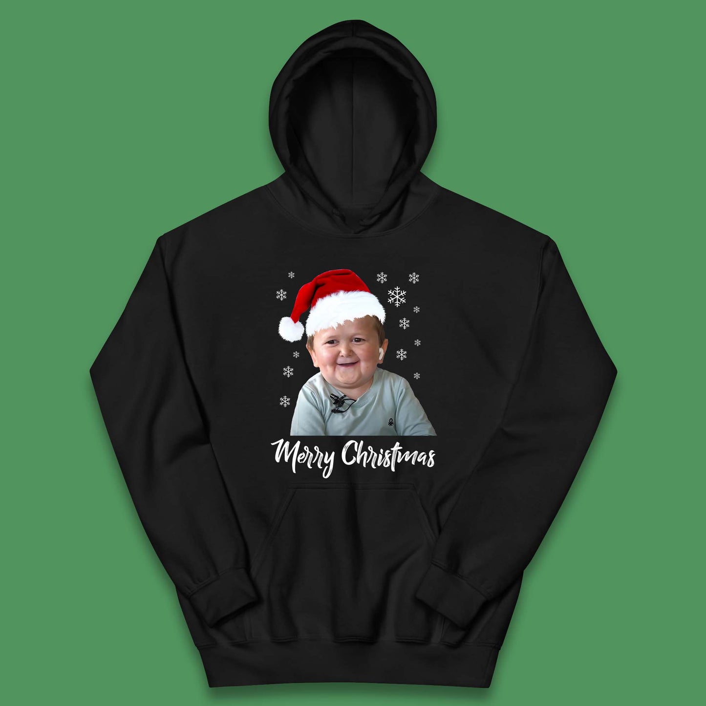 Santa Hasbulla Merry Christmas Kids Hoodie