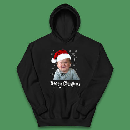 Santa Hasbulla Merry Christmas Kids Hoodie