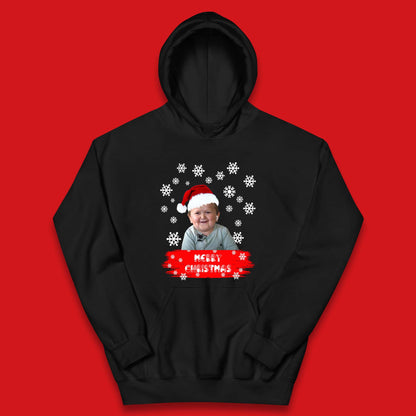 Merry Christmas Hasbulla Snowflakes Kids Hoodie