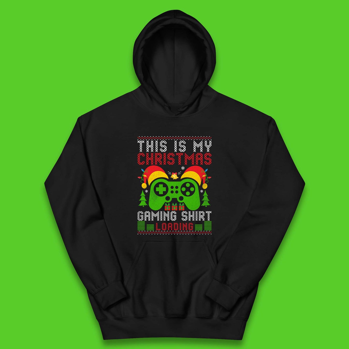 Loading Gamer Christmas Kids Hoodie