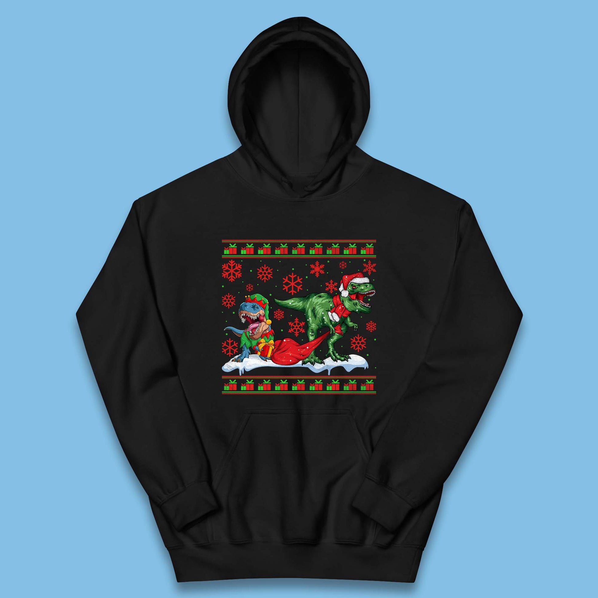 santa & elf costume hoodie