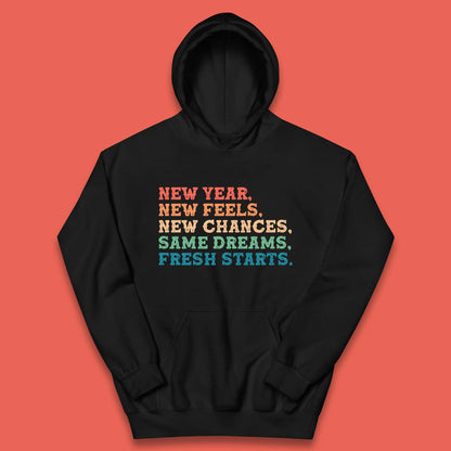 New Year New Feels Kids Hoodie