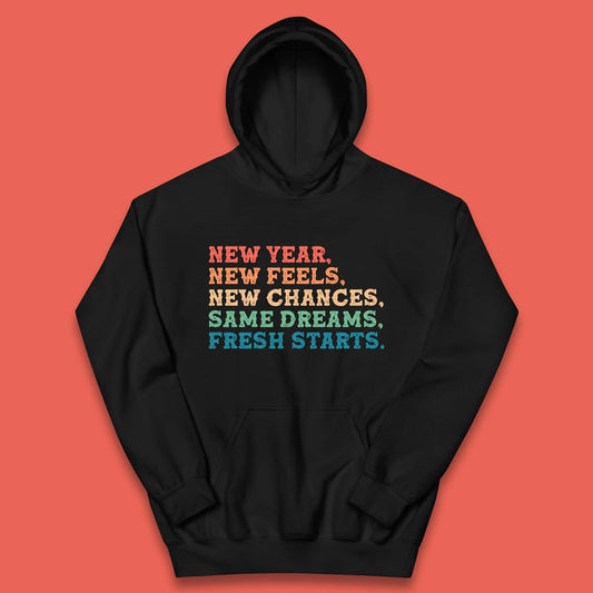 New Year New Feels Kids Hoodie