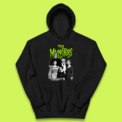 Vintage The Munsters Family TV Series Halloween Frankenstein Horror Scary Kids Hoodie