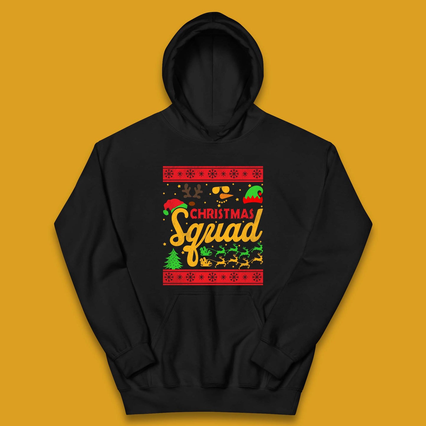Christmas Squad Kids Hoodie
