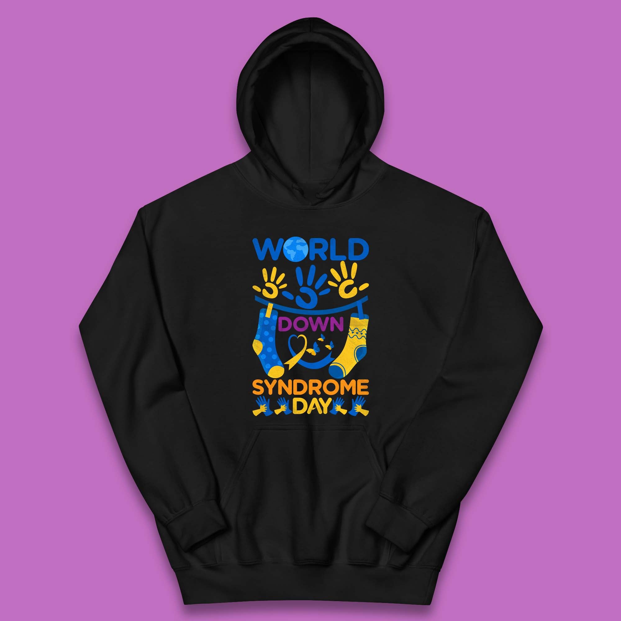 World Down Syndrome Day Kids Hoodie