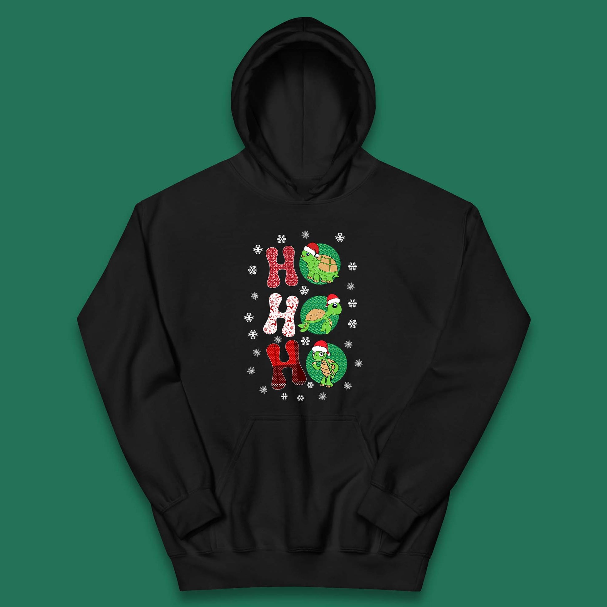 turtles santa kids hoodie