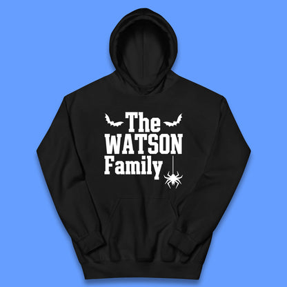 Personalised Halloween Family Your Name Horror Scary Spooky Matching Costume Kids Hoodie