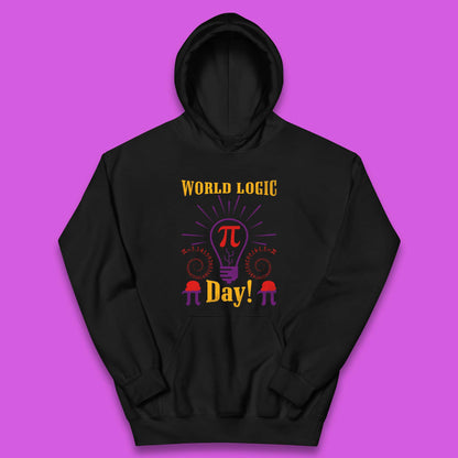 World Logic Day Kids Hoodie