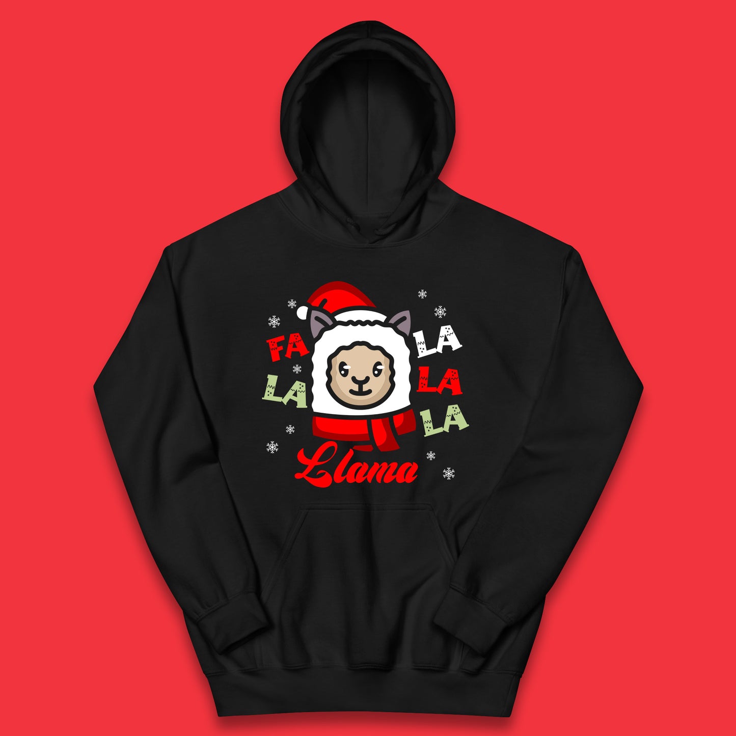 llama christmas hoodie