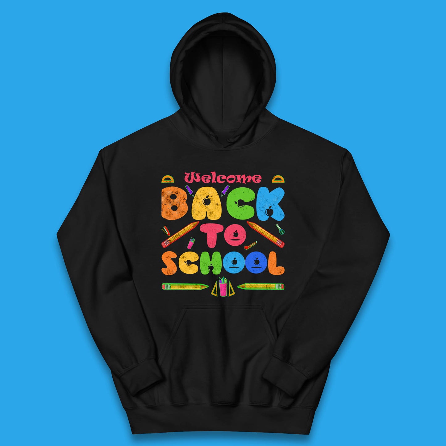 Welcome Back To School Return to the Halls of Learning School Study Gift Kids Hoodie