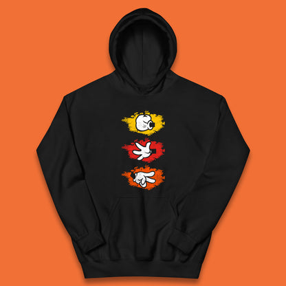 Cartoon Hands Rock Paper Scissor Hand Game Disney Mickey Mouse Minnie Mouse Hands Kids Hoodie