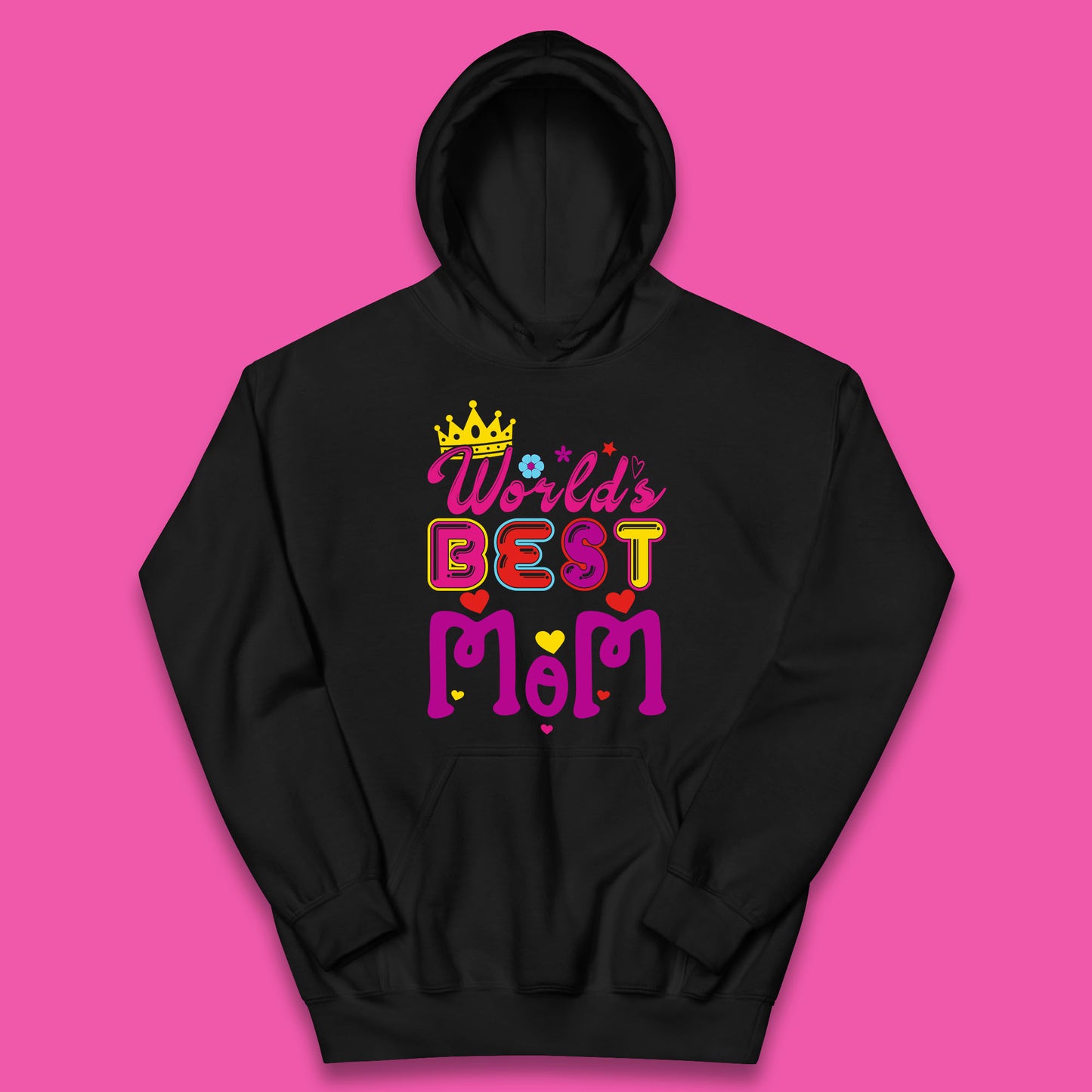 World's Best Mom Mother's Day Mama Best Mom Gift Mom Life Mommy Gift Kids Hoodie