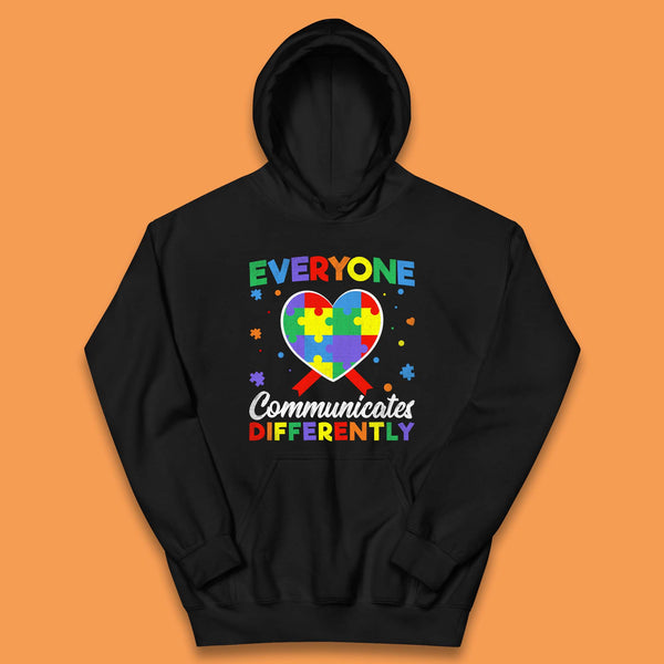 Everyone Communicates Differently Kids Hoodie