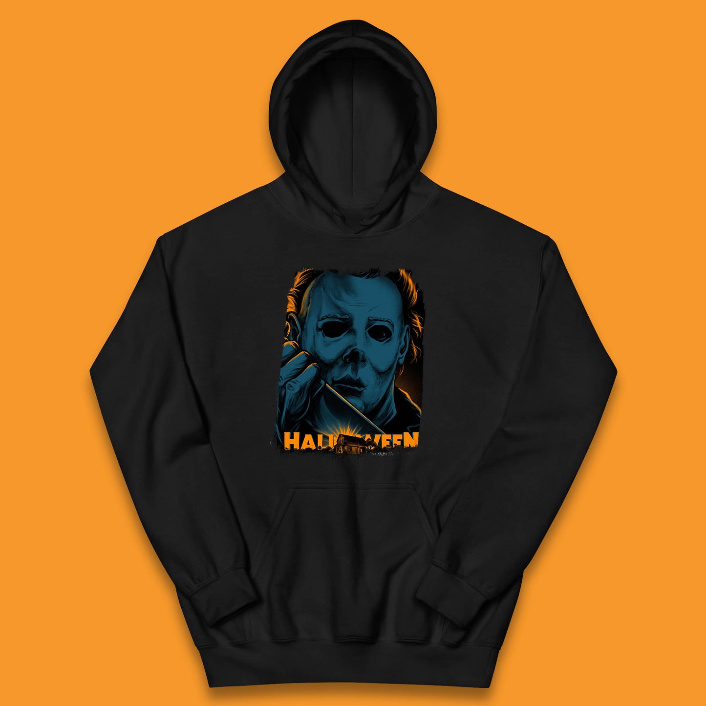 Halloween (1978) Poster Slasher Film Michael Myers Halloween Horror Thriller Movie Character Kids Hoodie