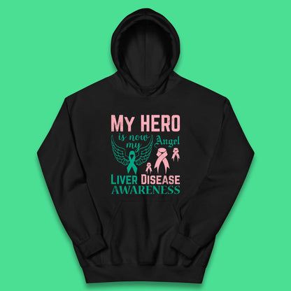 My Hero Is Now My Angel Kids Hoodie