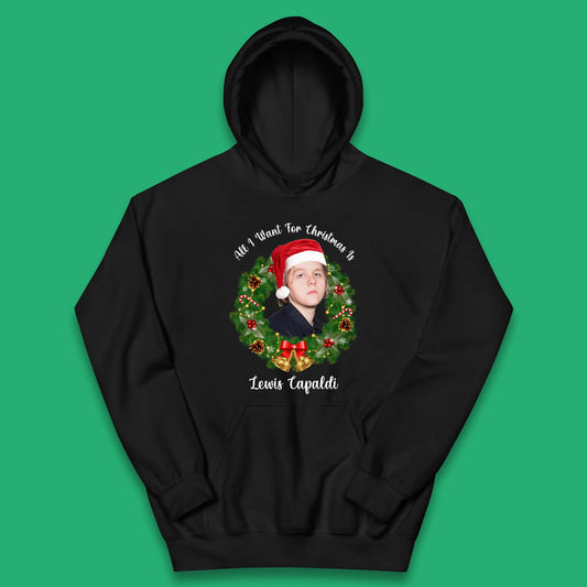 Lewis Capaldi Christmas Kids Hoodie