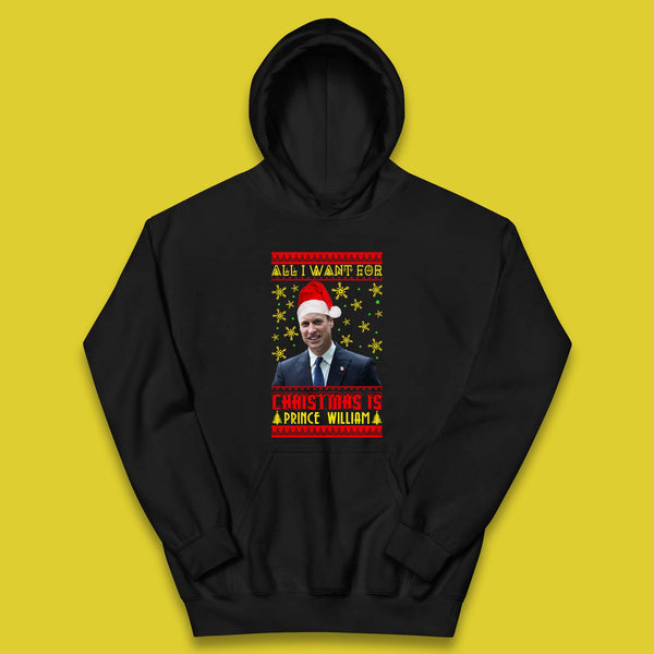 Want Prince William For Christmas Kids Hoodie