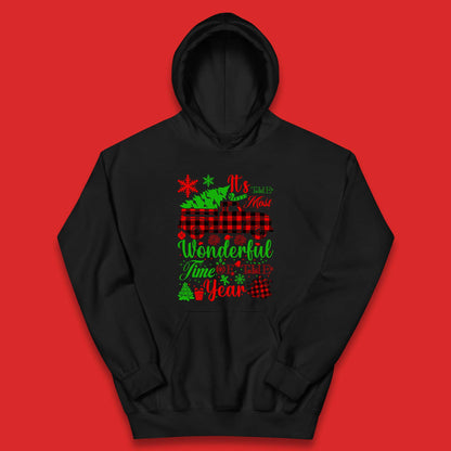 Wonderful Time Of The Year Christmas Kids Hoodie