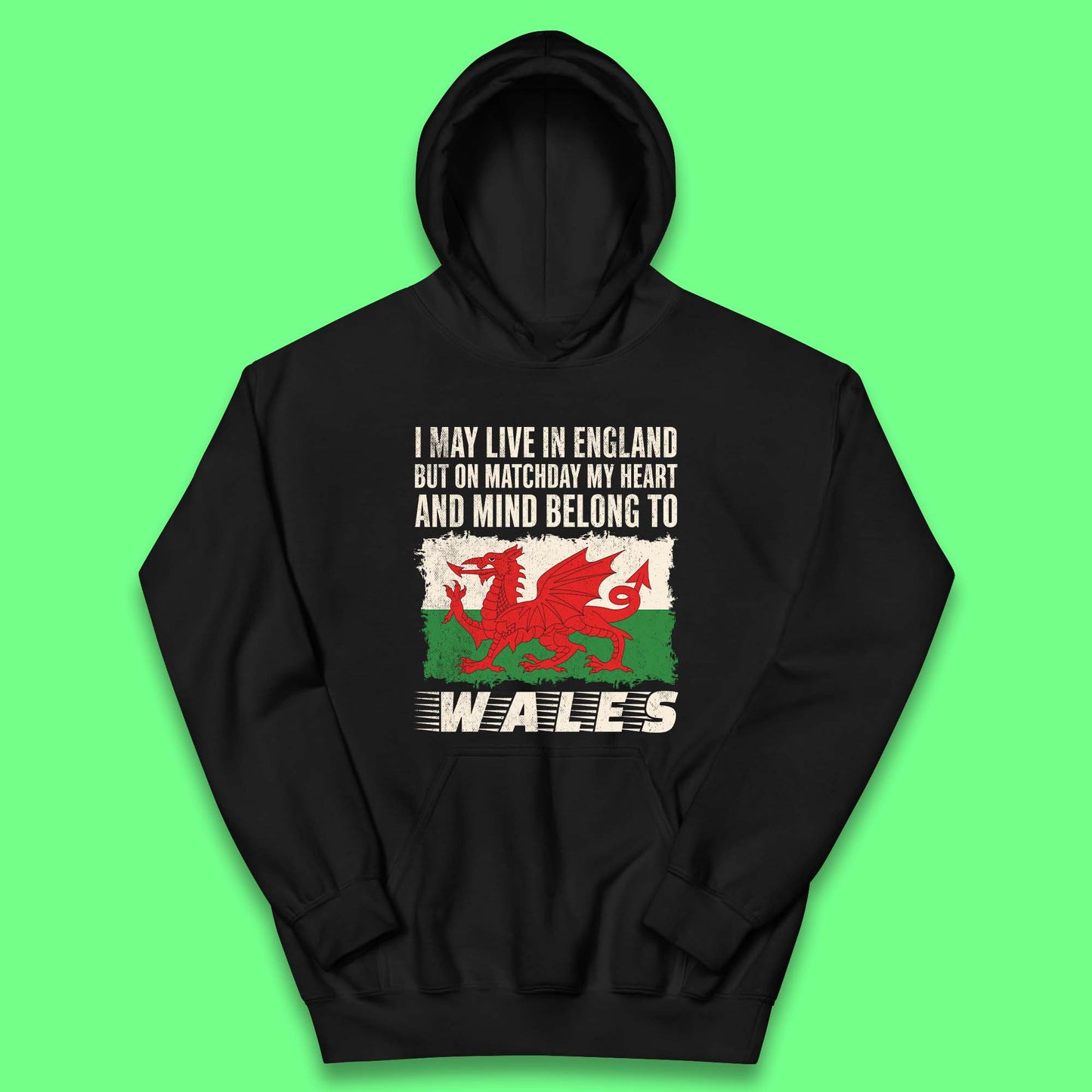 Children's Wales Football Hoodies UK