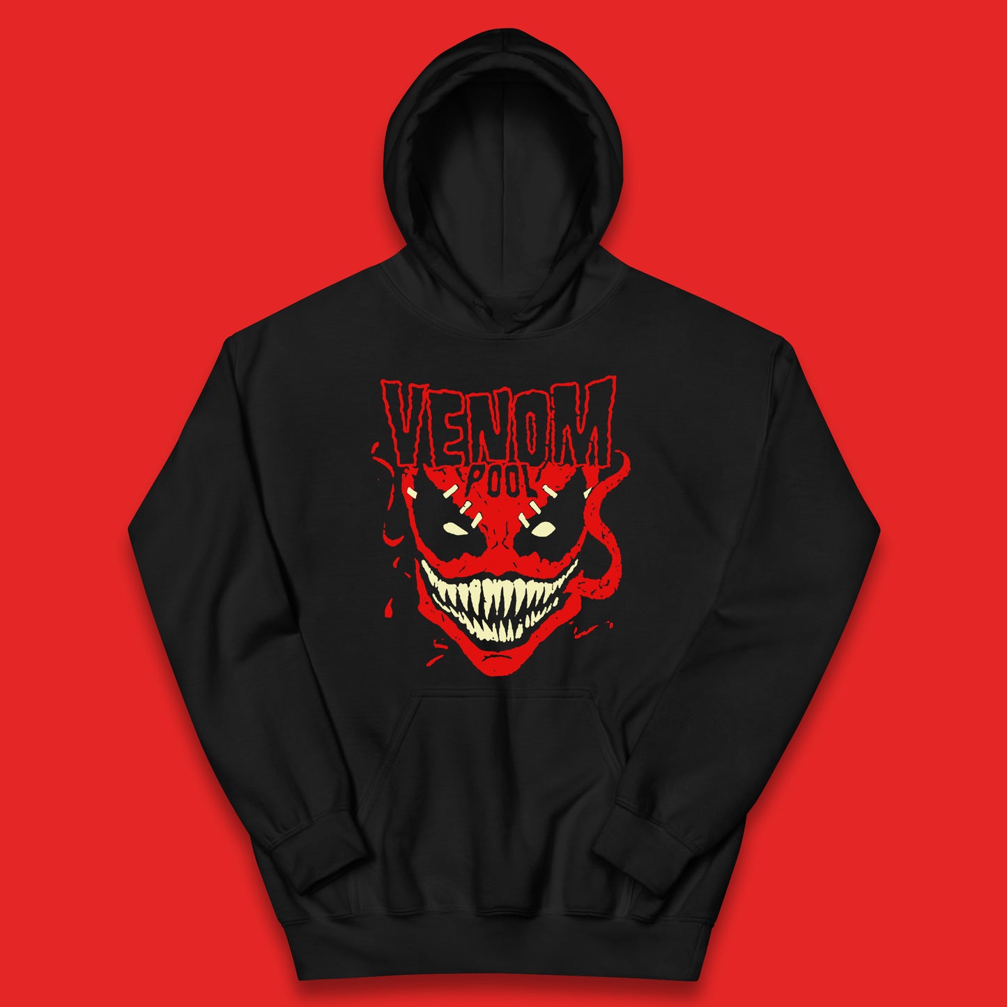 Venom Pool Marvel Avengers Venom Face Venom-Pool Marvel Comics Superhero Marvel Universe Movie Character Kids Hoodie