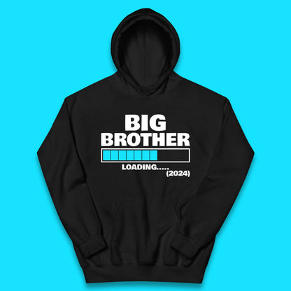 Big Brother Loading 2024 Promoted To Big Brother Sibling Reveal Kids Hoodie