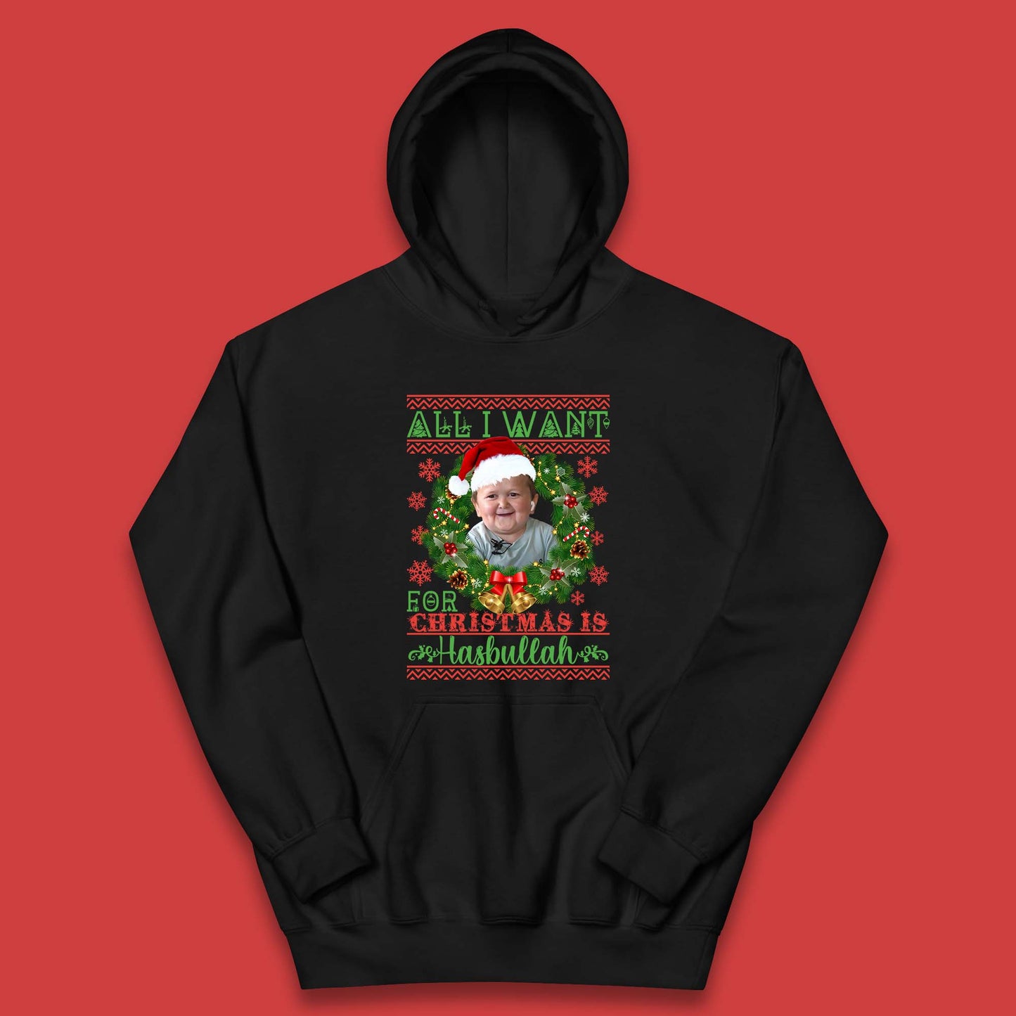 Want Hasbullah For Christmas Kids Hoodie