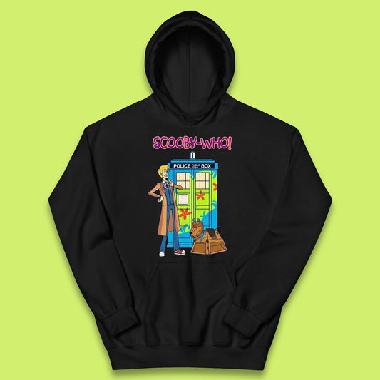 Scooby-Who Police Public Call Box  Scooby-Doo Doctor Who Tardis Police Box Kids Hoodie