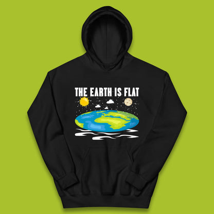 The Earth Is Flat Kids Hoodie