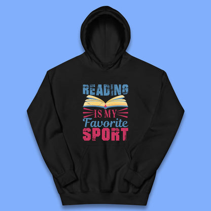 Reading Is My Favorite Sport Kids Hoodie